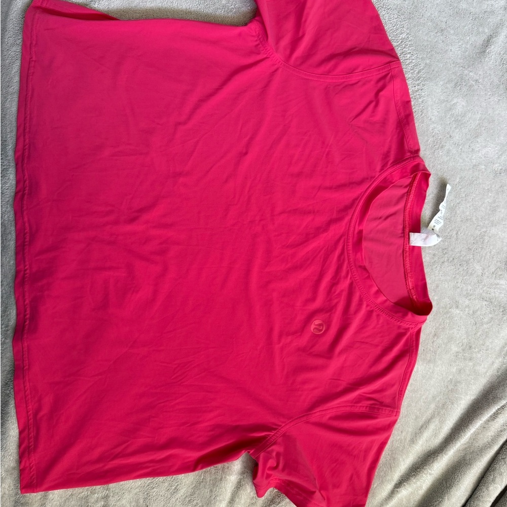 Lululemon Athletica Pink Relaxed Short Sleeve Tee